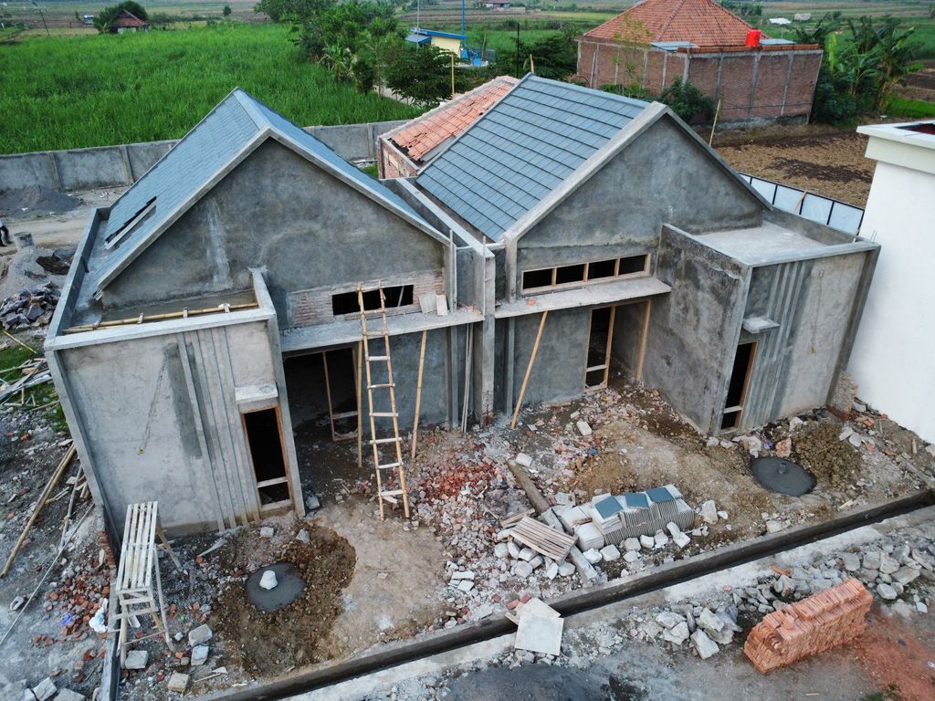 foto tampak rumah tipe 40-70 perumahan MURIA UTAMA RESIDENCE 1