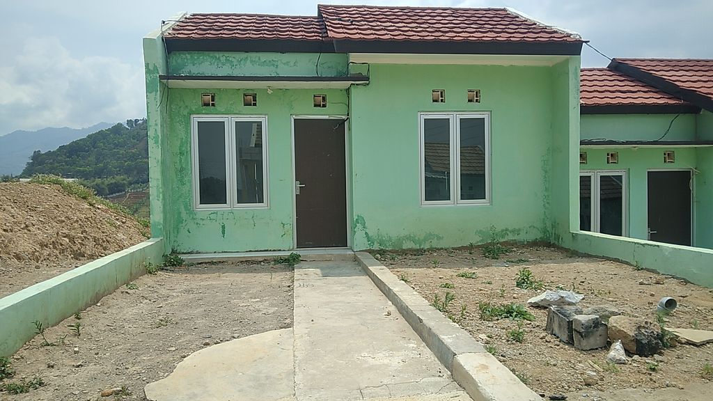 foto tampak rumah tipe 27 perumahan PERUMAHAN GRIYA SAMPURNA