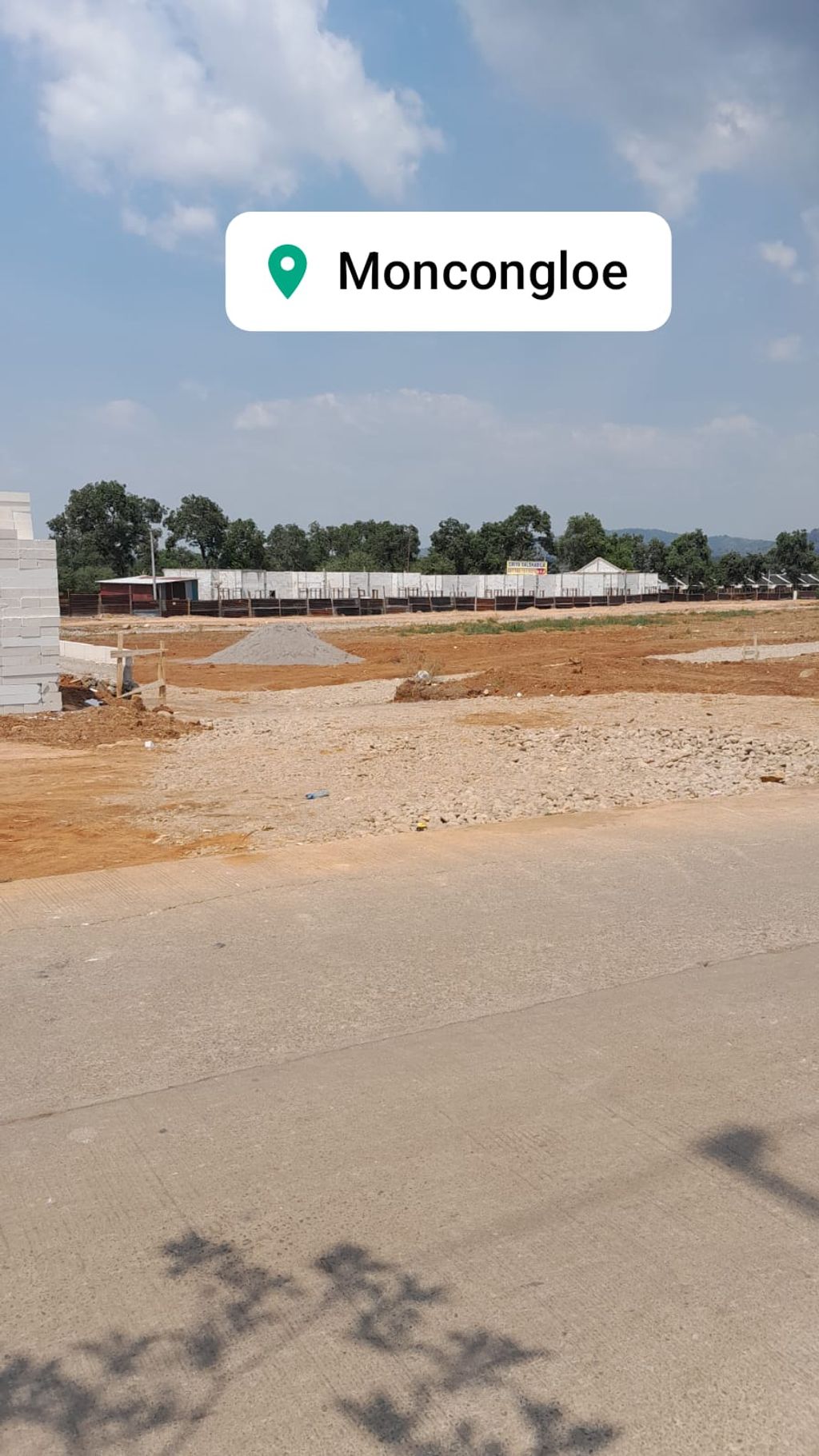 foto posisi tengah perumahan KHANZA MODERN HILL