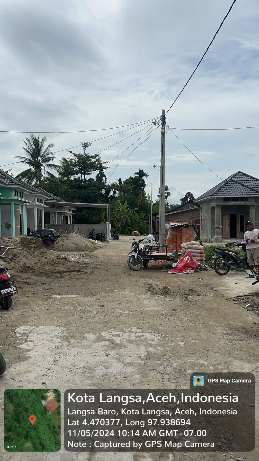 foto posisi tengah perumahan ADAM FAIZ RESIDENCE 8 TAHAP II