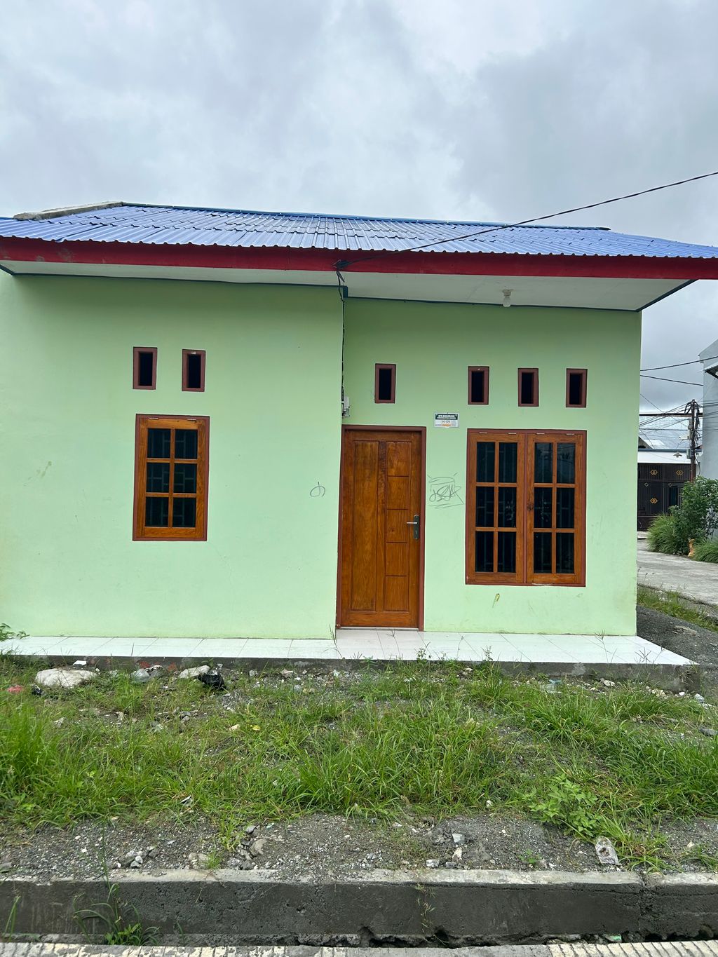 foto tampak rumah tipe SUBSIDI perumahan PERUMAHAN JOKO INDAH 2