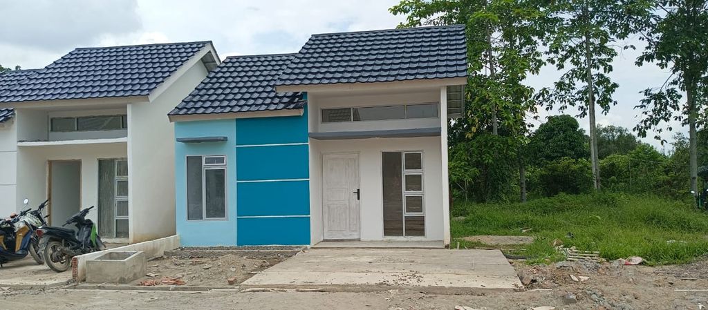 foto tampak rumah tipe 36 perumahan MOZIO LAND