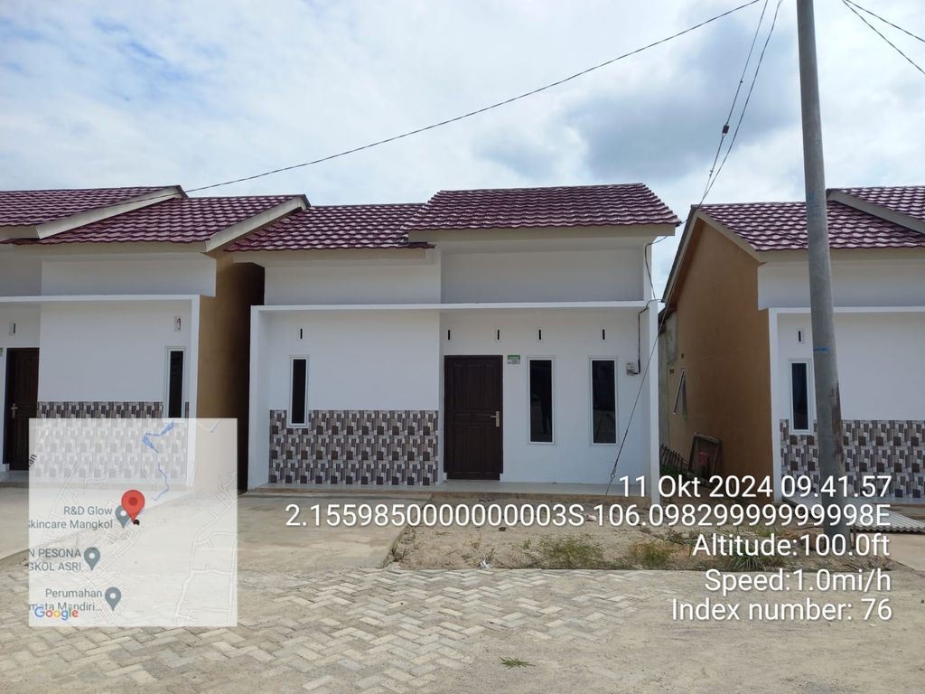 foto denah rumah tipe subsidi perumahan PESONA MANGKOL ASRI 3