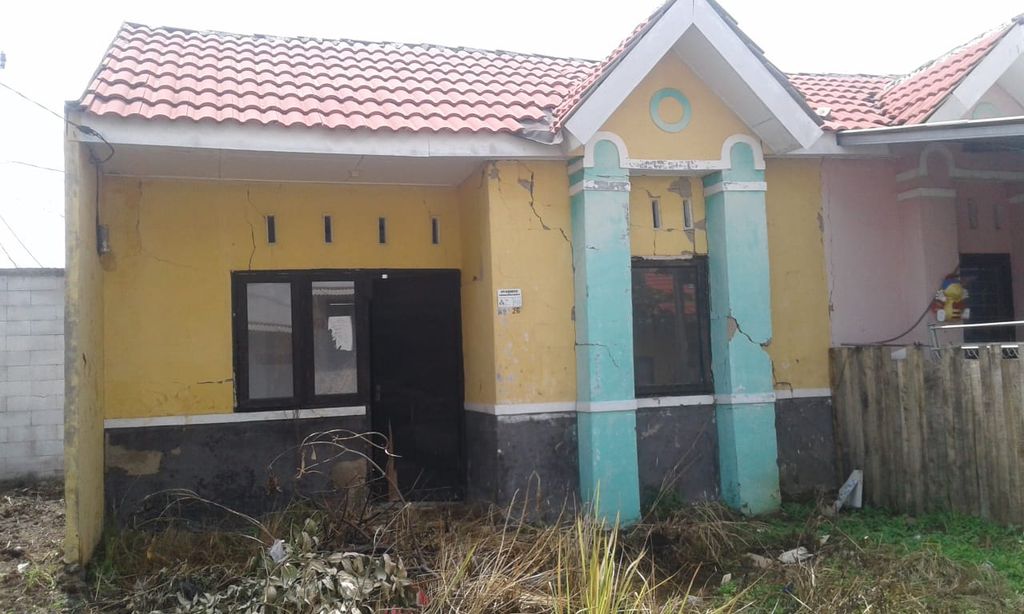 foto tampak rumah tipe 25 / 60 perumahan Bumi Kahuripan Indah