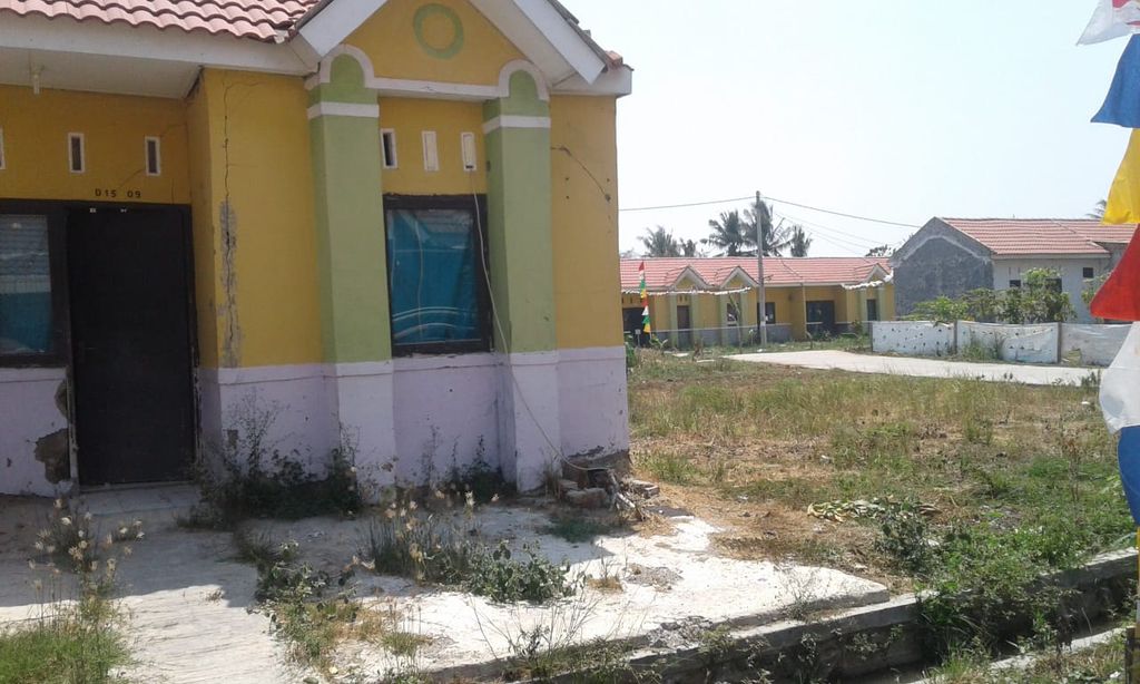foto tampak rumah tipe 36 / 60 perumahan Bumi Kahuripan Indah