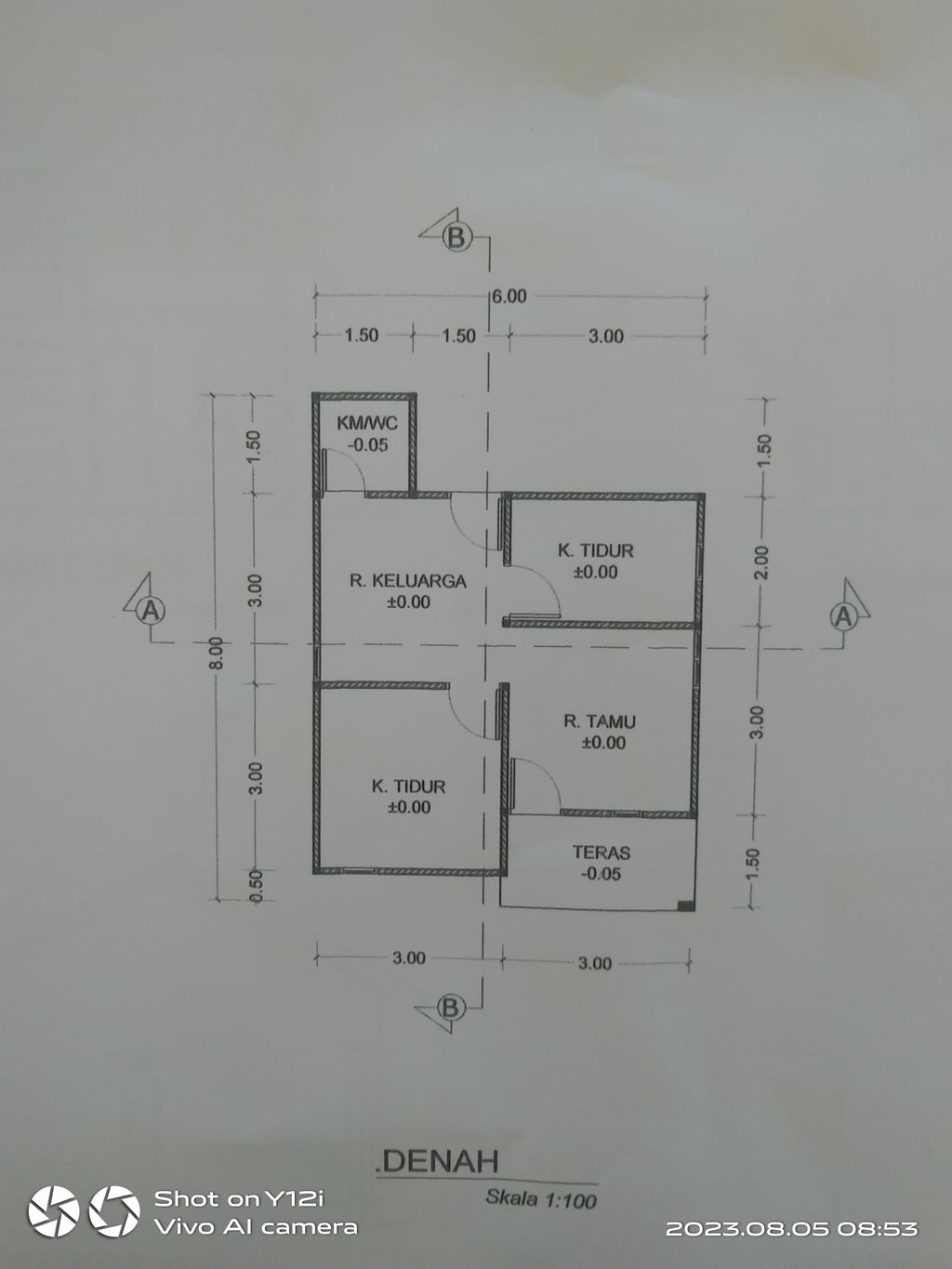 foto denah rumah tipe 36 perumahan DAILY PERDANA RESIDENCE 3