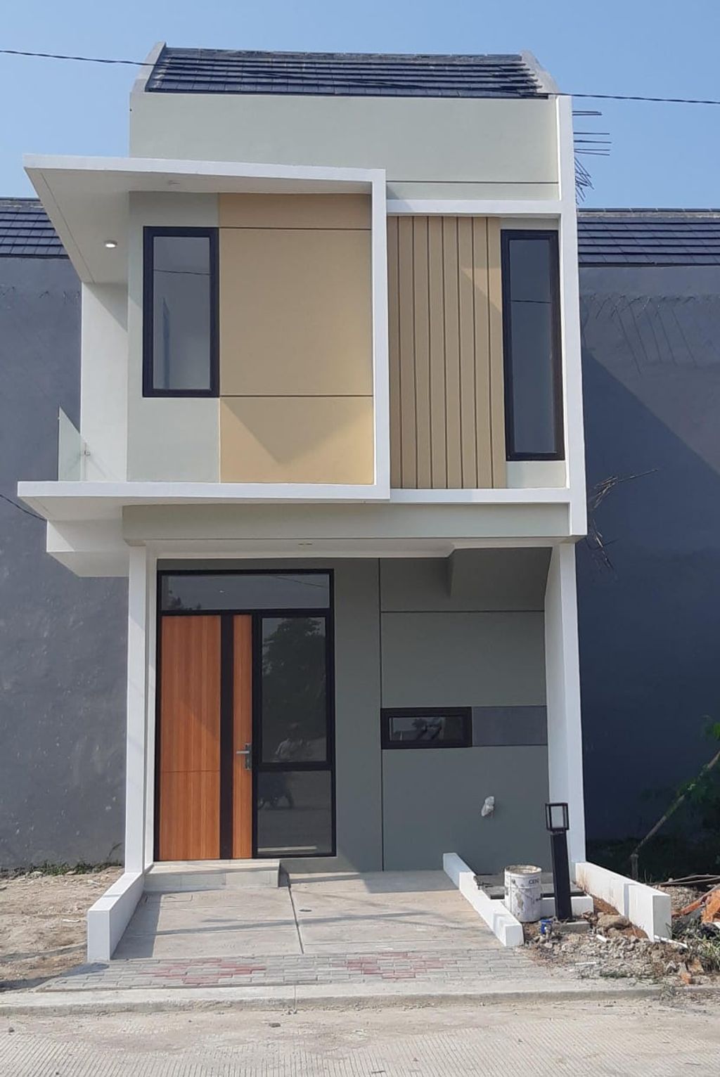 foto tampak rumah tipe Thalassa 37/74 perumahan Perumahan Galuh Mas