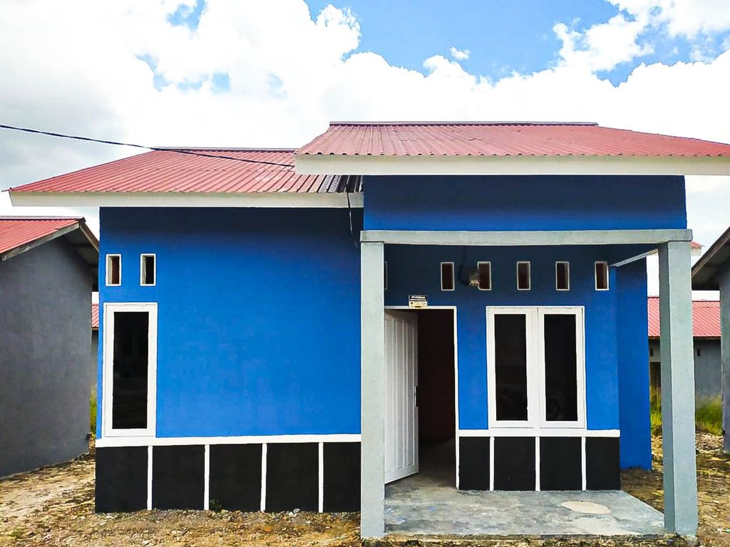 foto tampak rumah tipe 36 perumahan Griya Selama Indah