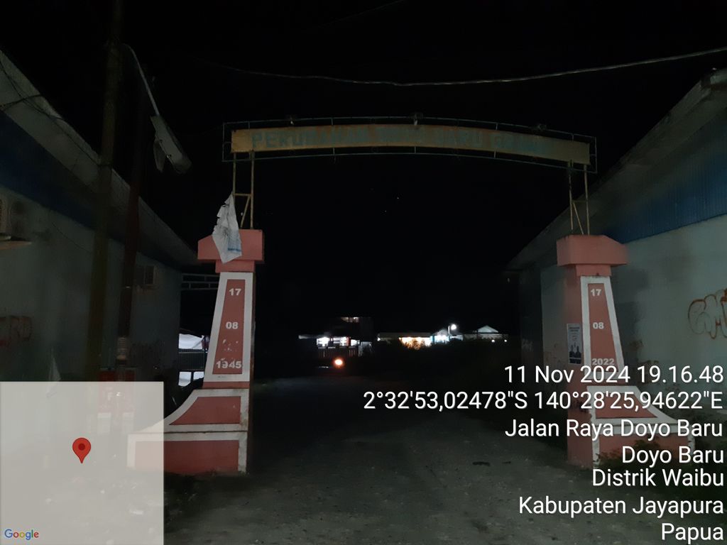 foto gerbang perumahan DOYO BARU GRAND