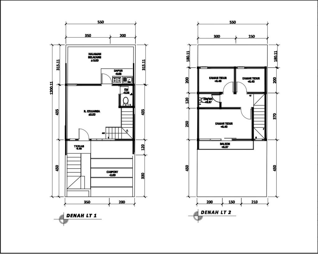 foto denah rumah tipe 60 Compact Modern HC (430) perumahan Bukit Sukanagara Resort