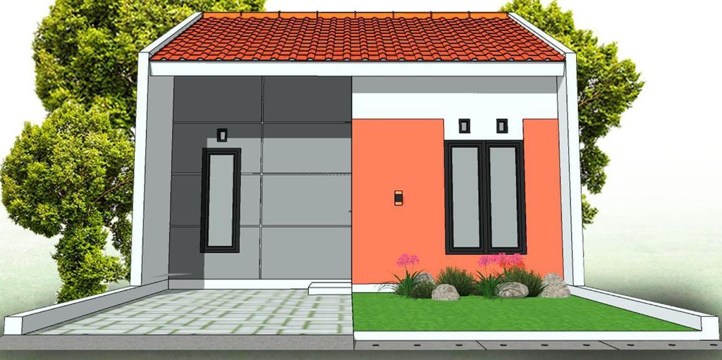 foto tampak rumah tipe BLOK perumahan Ndalem Agung Tri Atmojo 2