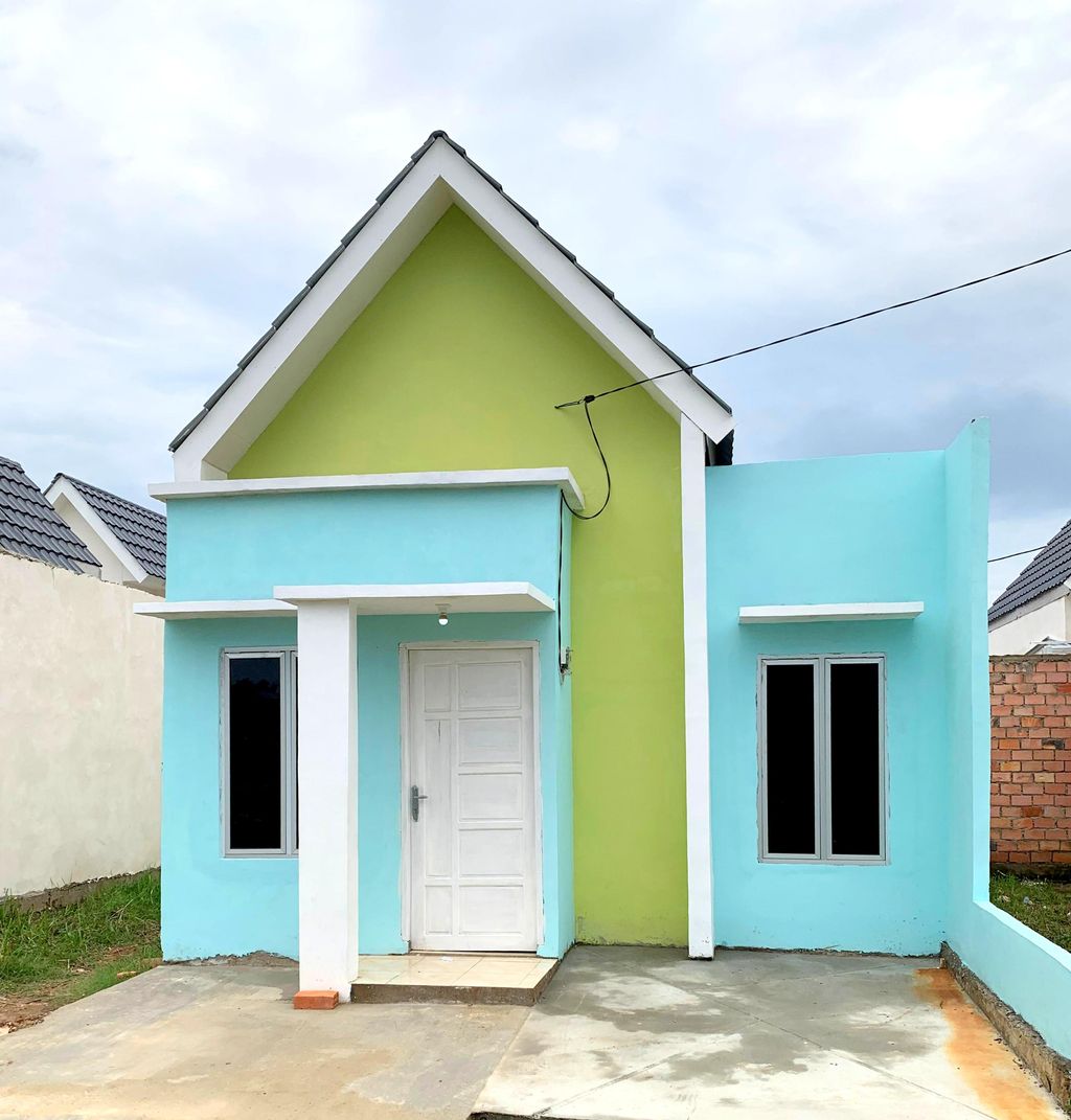 foto tampak rumah tipe 36/84 perumahan Griya Permata Serang 4