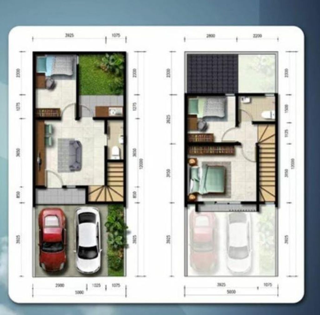 foto denah rumah tipe NORA SUDUT perumahan DE GARDEN