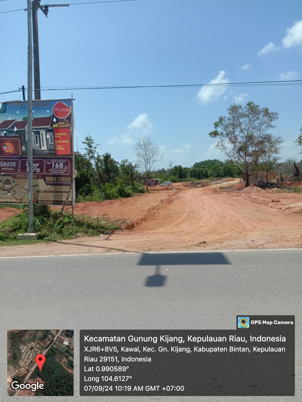 foto gerbang perumahan BAY RESIDENCE