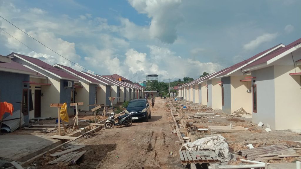foto posisi tengah perumahan AKASIA VILLAGE B