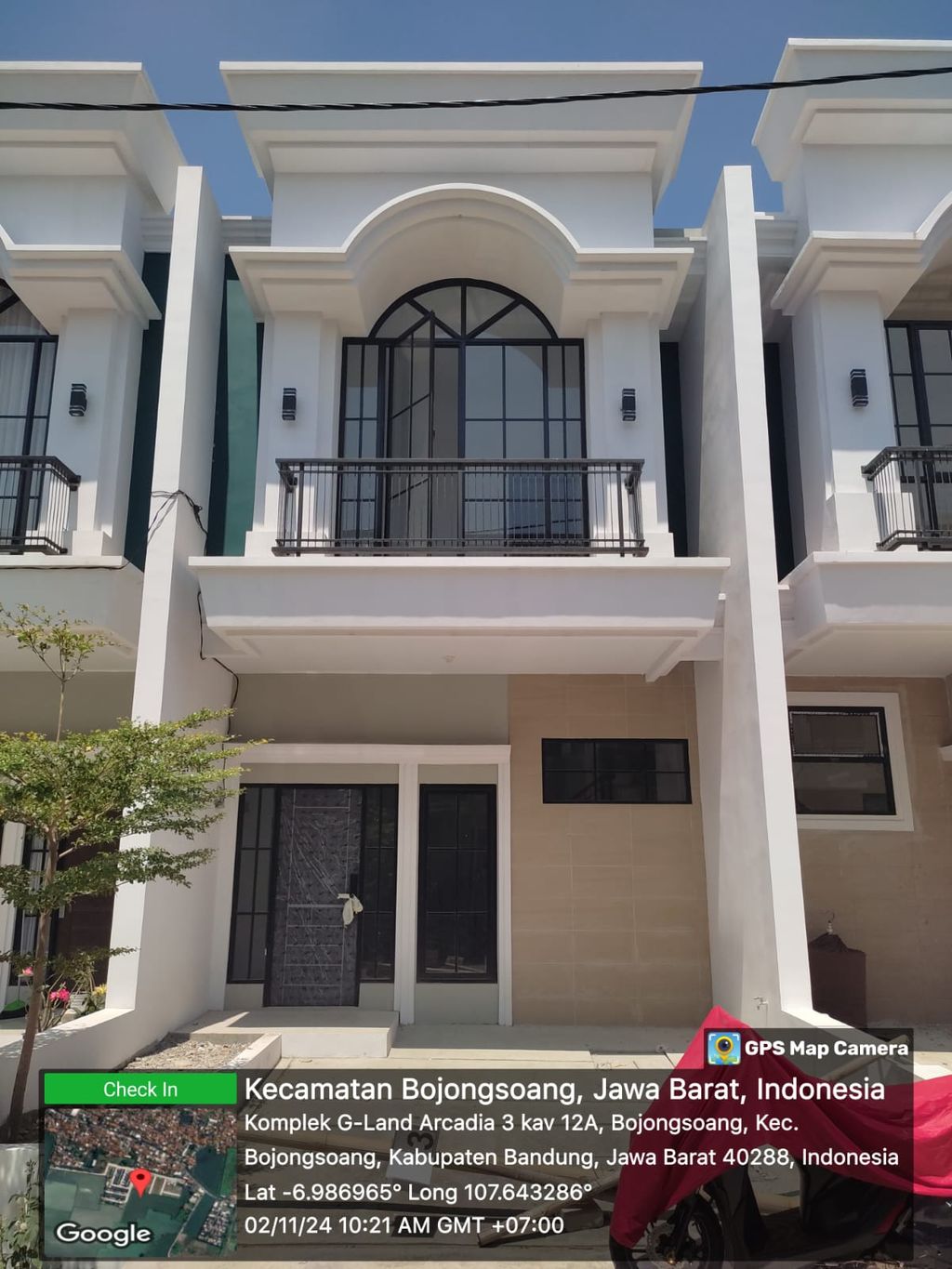 foto tampak rumah tipe 54 Compact (3 kamar)(596) perumahan G-Land Arcadia Buahbatu
