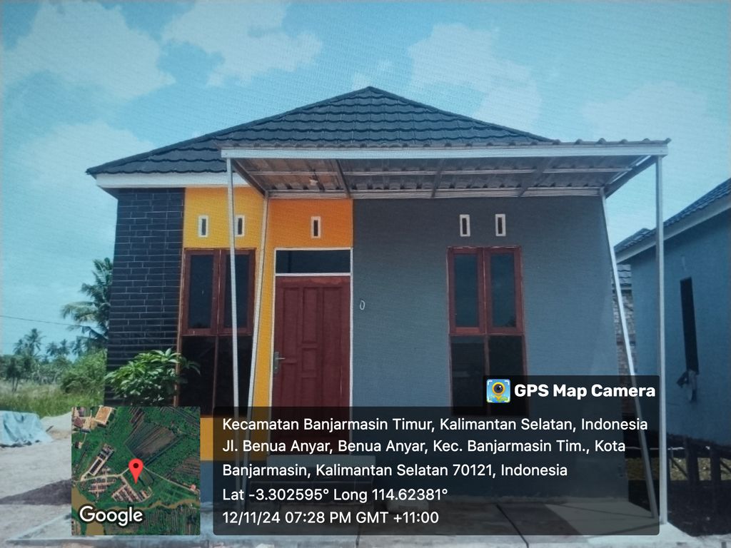 foto tampak rumah tipe 36 perumahan KOTA ASMAN GRAHA 2