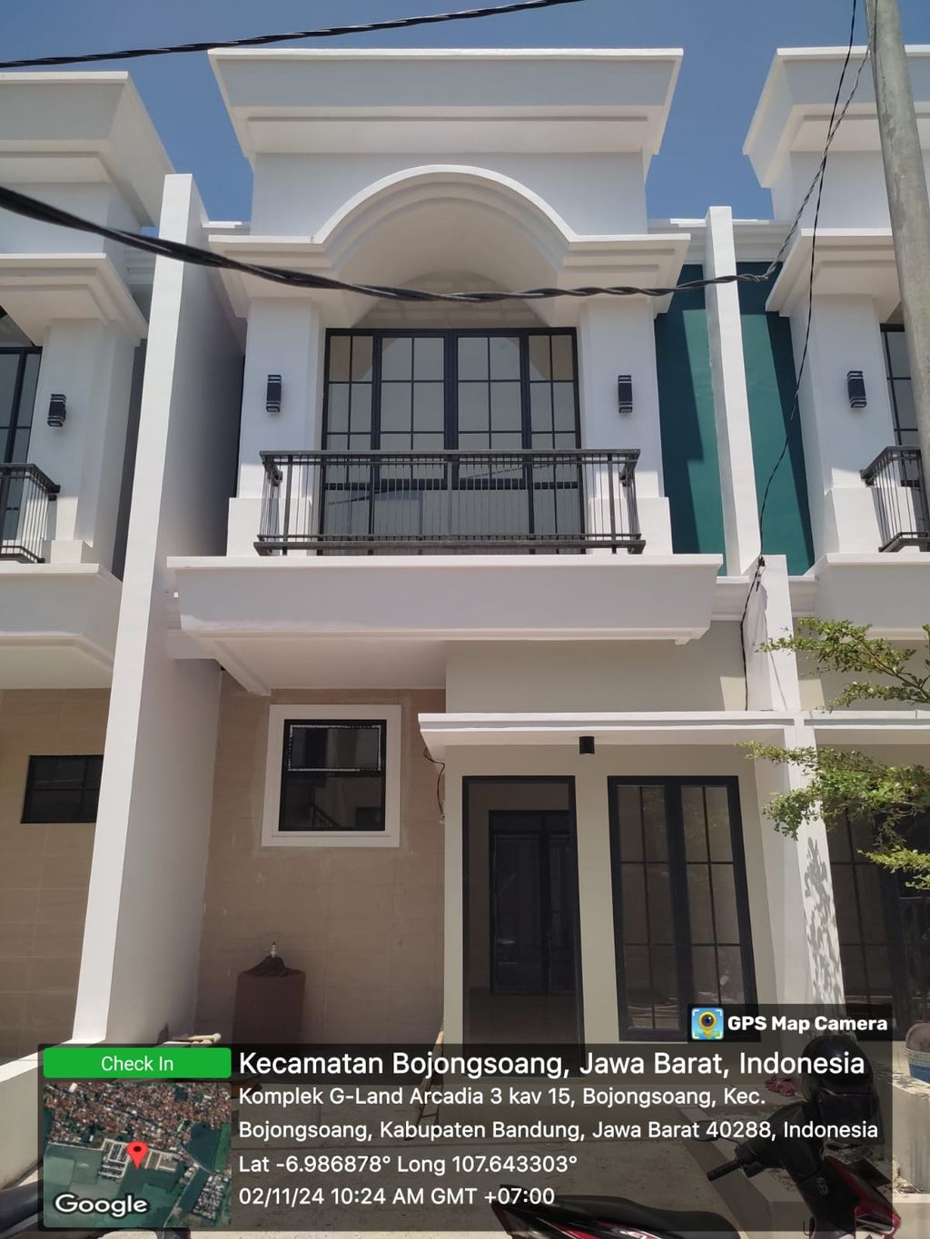 foto tampak rumah tipe 54 New Compact HC Classic (3KT) (601) perumahan G-Land Arcadia Buahbatu