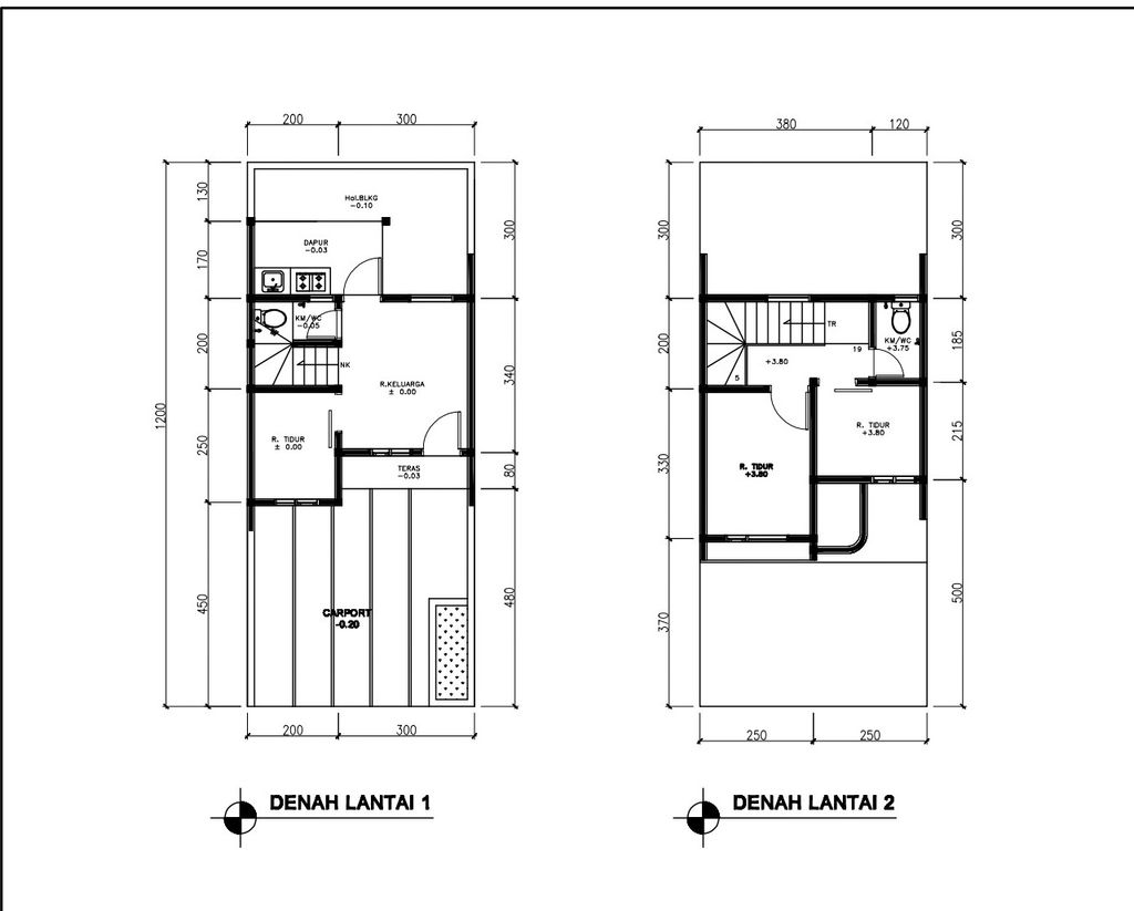 foto denah rumah tipe 43 Compact High Ceiling (3KT)(546) perumahan G-Land Ciwastra Park 2