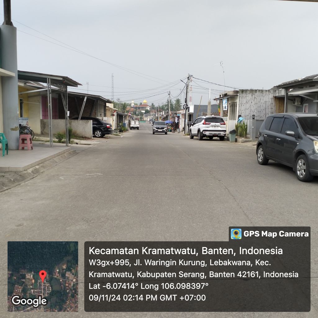foto posisi tengah perumahan GRAND KRAMATWATU 5