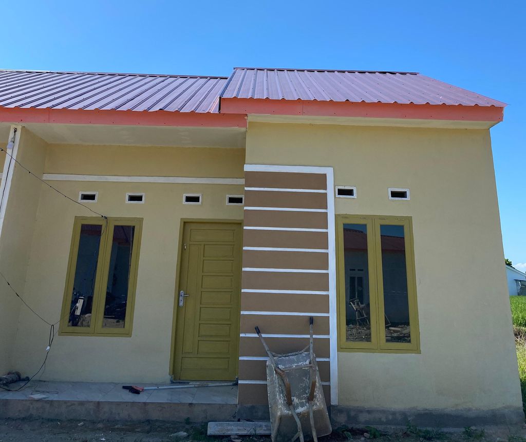 foto tampak rumah tipe 36 perumahan BUKIT LUMANDI