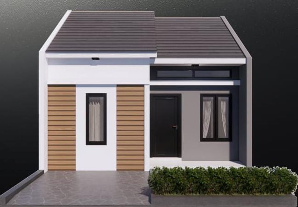 foto tampak rumah tipe Subsidi perumahan Perumahan Cemara Sari Residence