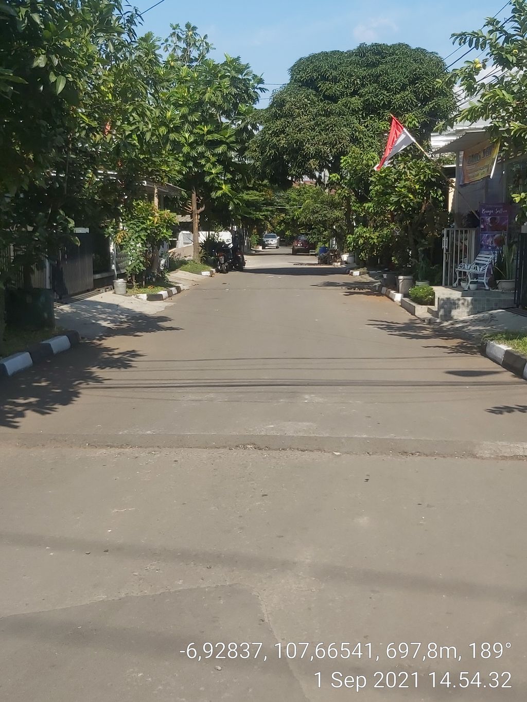 foto posisi tengah perumahan Antapani City