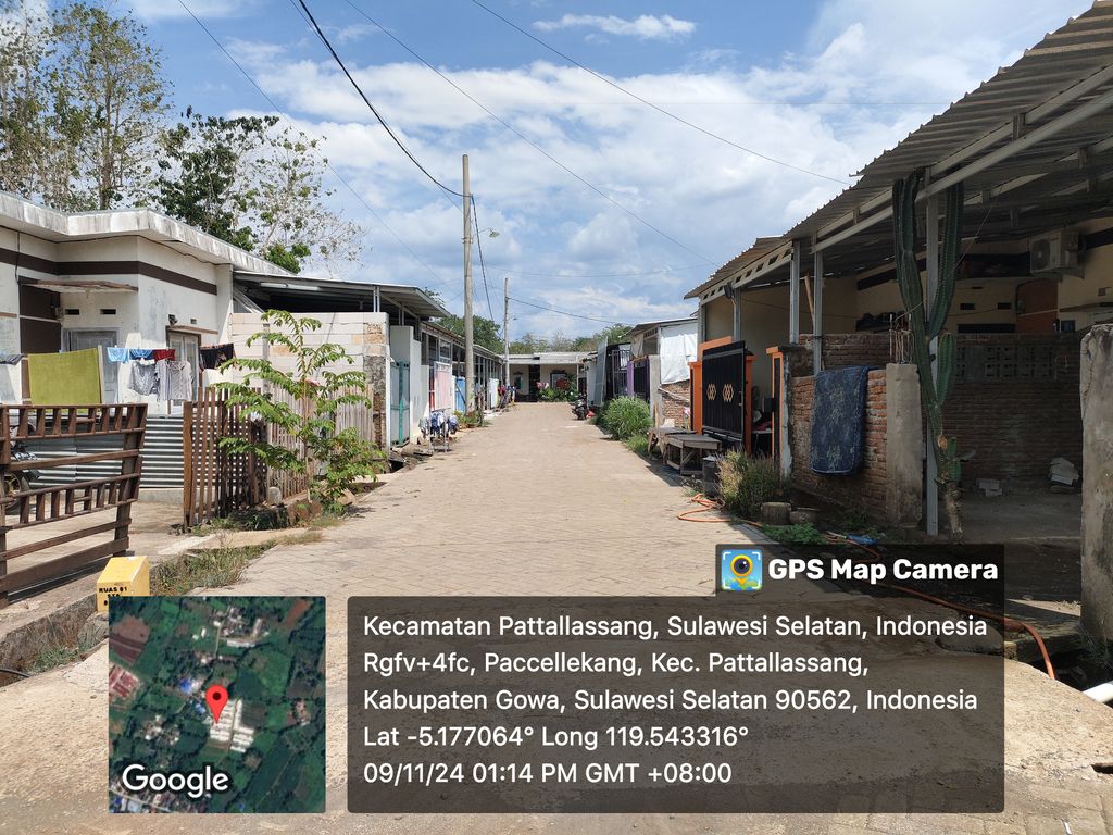 foto posisi tengah perumahan BUKIT BAGUS BERSAMA 2