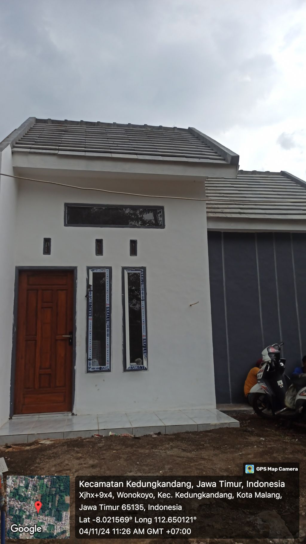 foto tampak rumah tipe 26 perumahan DIAMOND CITY WONOKOYO