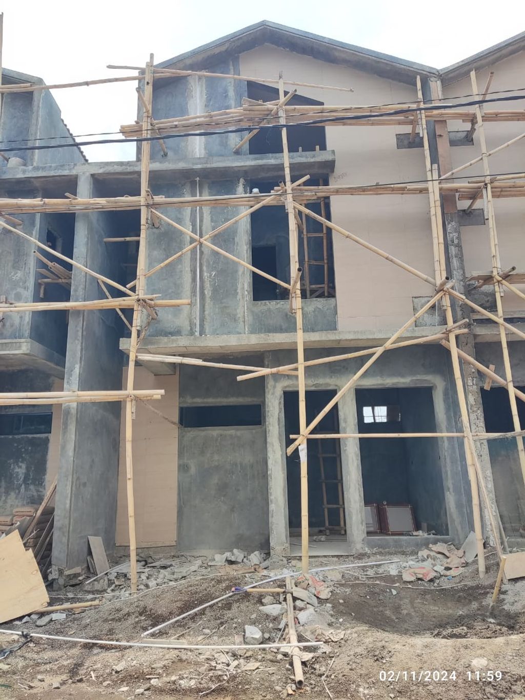foto tampak rumah tipe 50 Compact (3 Kamar) High Ceiling(512) perumahan G-Land Katapang Residence 1