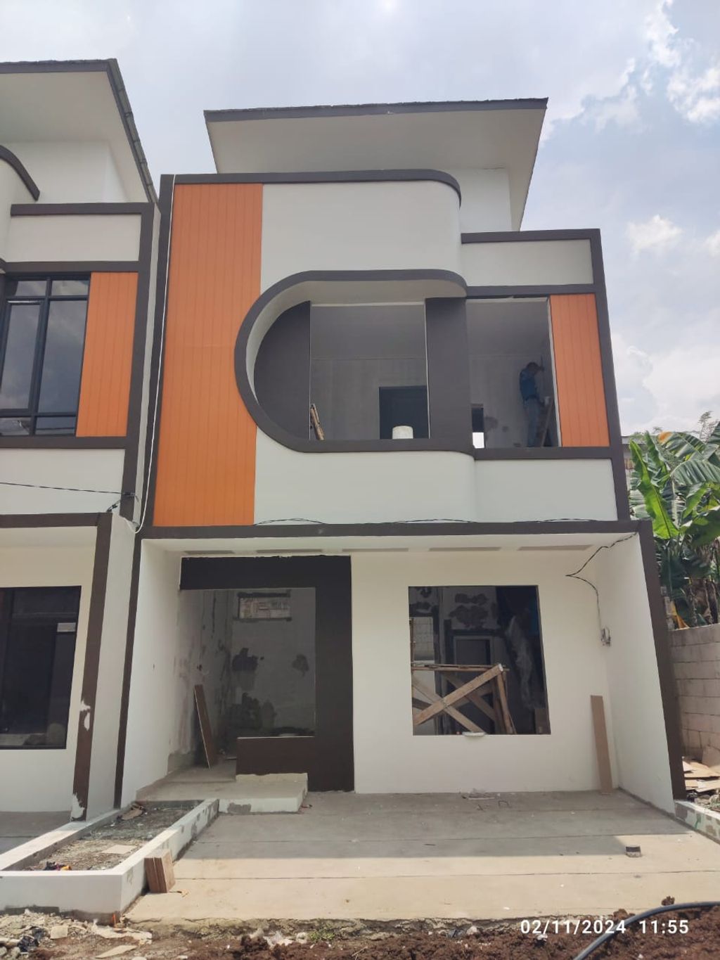 foto tampak rumah tipe 60 Compact 3 Kamar HC(577) perumahan G-Land Katapang Residence 1