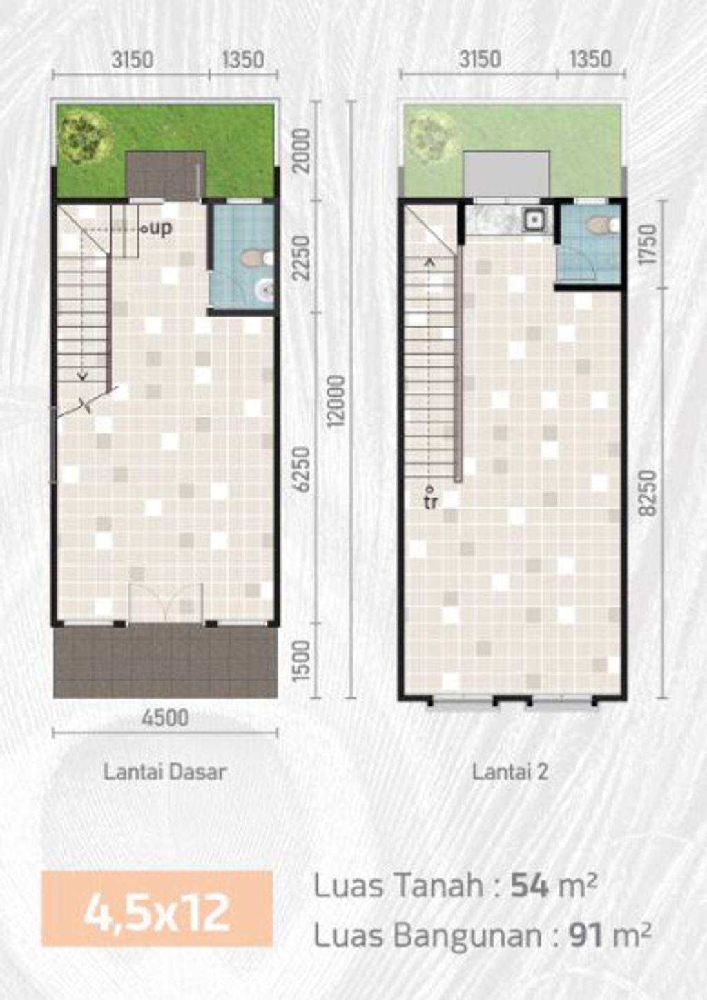 foto denah rumah tipe MAGGIORE GRANDE BLOK H/27 perumahan RUKO MAGGIORE GRANDE DAN MAGGIORE SQUARE 2