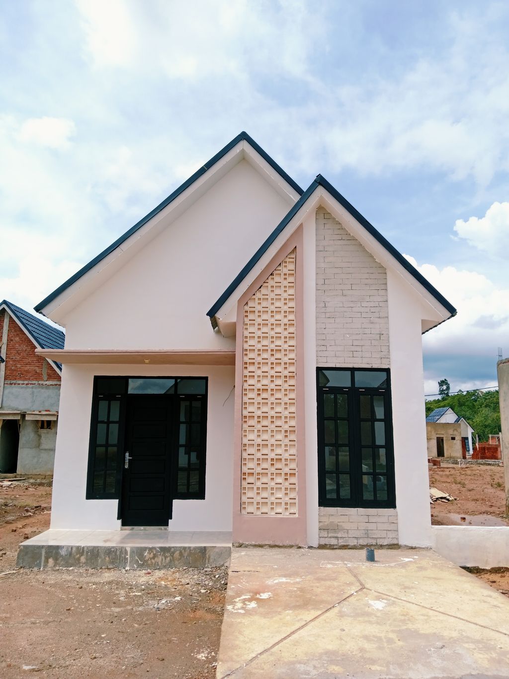 foto tampak rumah tipe 36 perumahan GRAHA GREEN VILLAGE 1 TAHAP 2