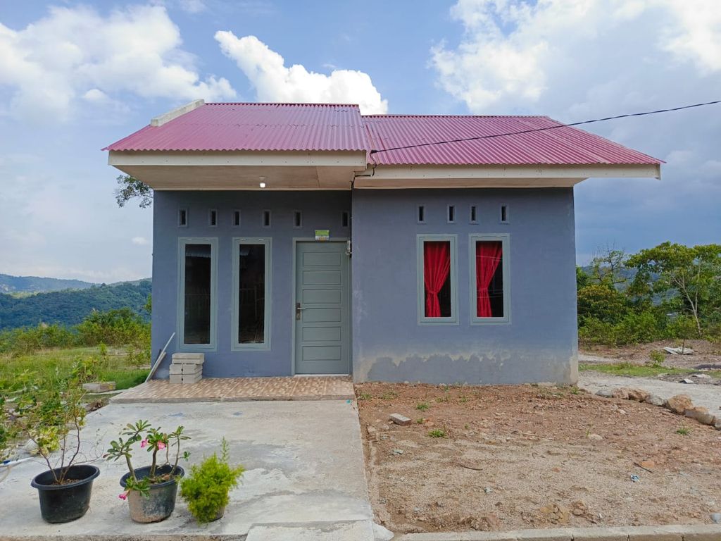 foto tampak rumah tipe 36/140 perumahan Perumahan Bumi Nuansa Permai