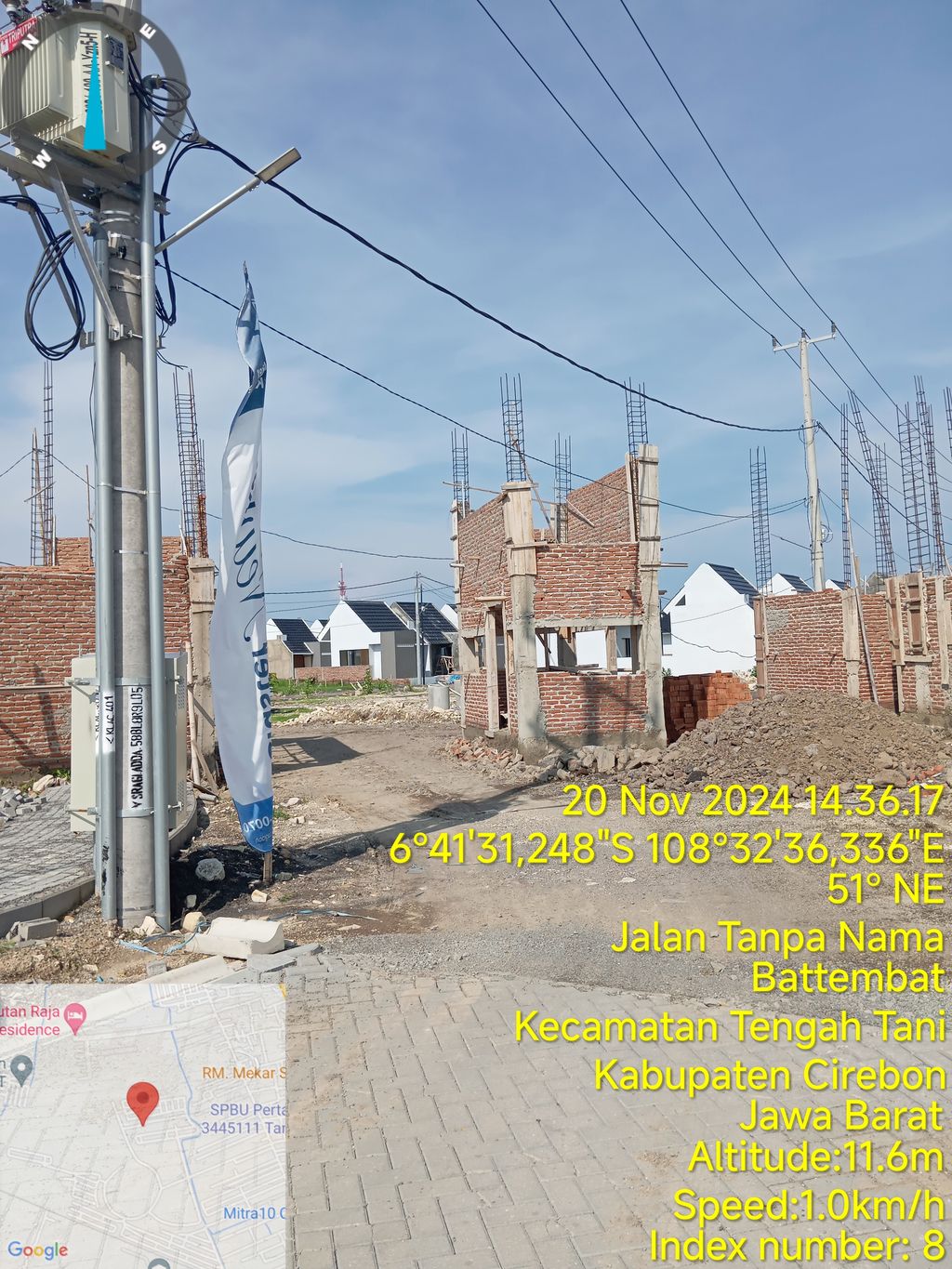 foto posisi tengah perumahan KEANDRA LAGOON 2