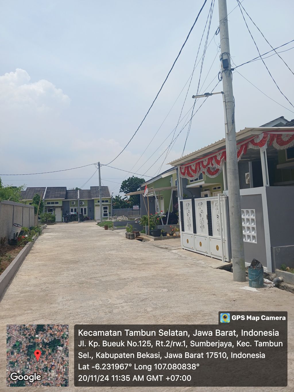 foto posisi tengah perumahan GRAND TRIAS VILLAGE