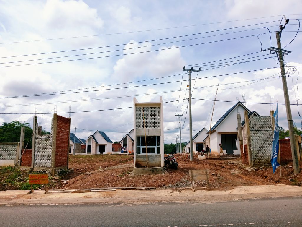 foto gerbang perumahan GRAHA GREEN VILLAGE 1 TAHAP 2