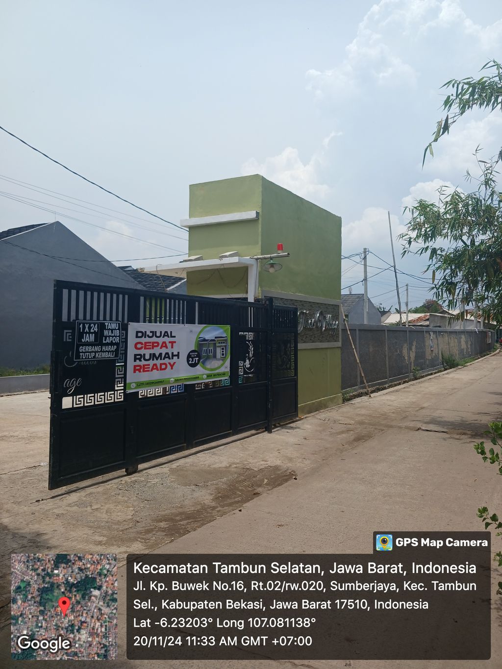 foto gerbang perumahan GRAND TRIAS VILLAGE