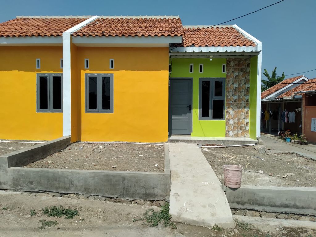 foto tampak rumah tipe 30/69 perumahan GRAHA KENCANA PRIMA