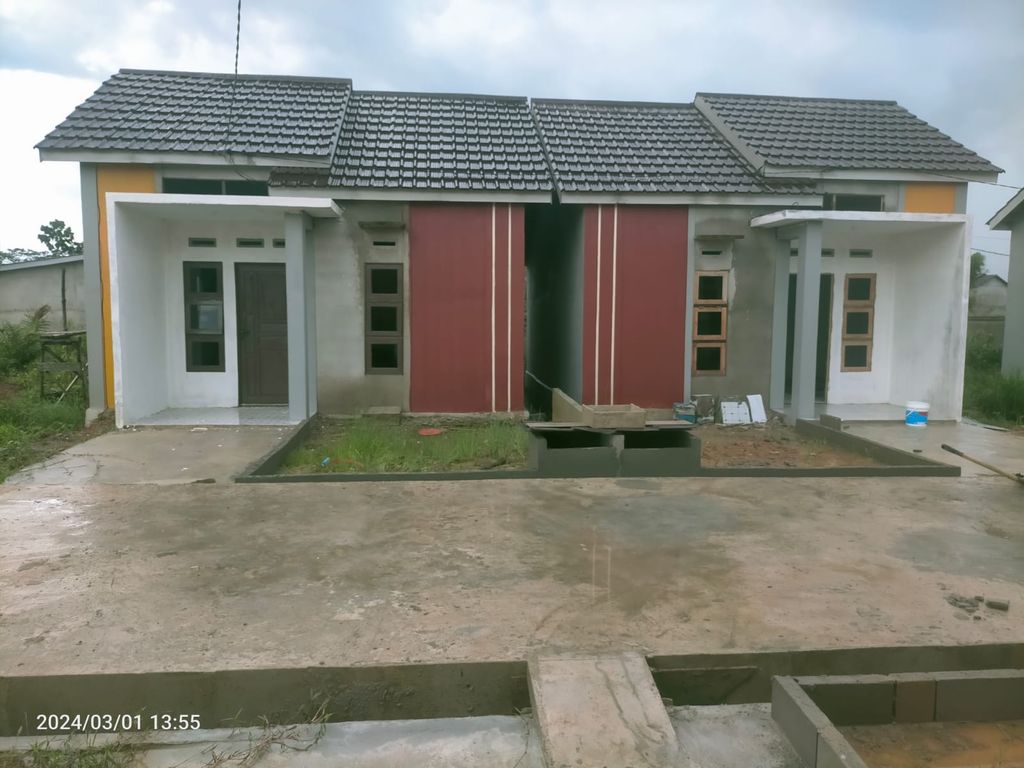 foto tampak rumah tipe 36 perumahan Mulia Residence 2