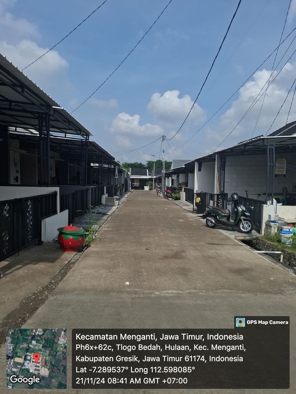 foto posisi tengah perumahan Surya Nusantara Residence 4