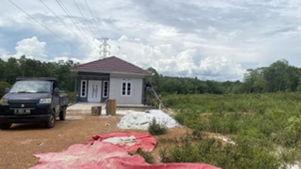 foto posisi tengah perumahan Pancur Residence