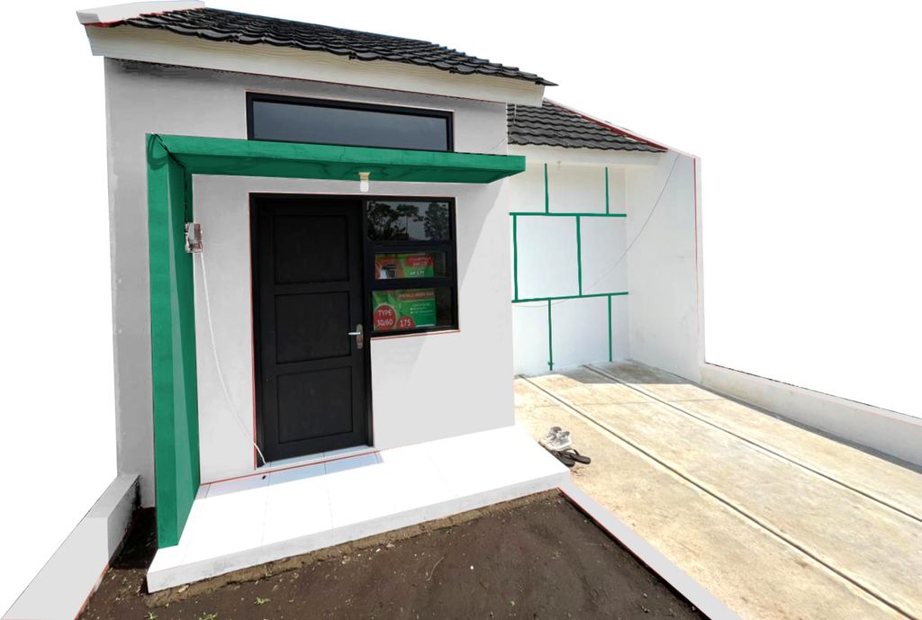 foto contoh rumah perumahan Emerald Greenpark
