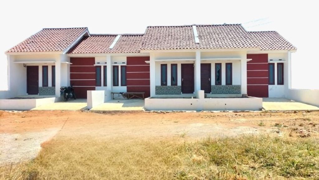 foto tampak rumah tipe 36/72 perumahan Alisa City Nagreg