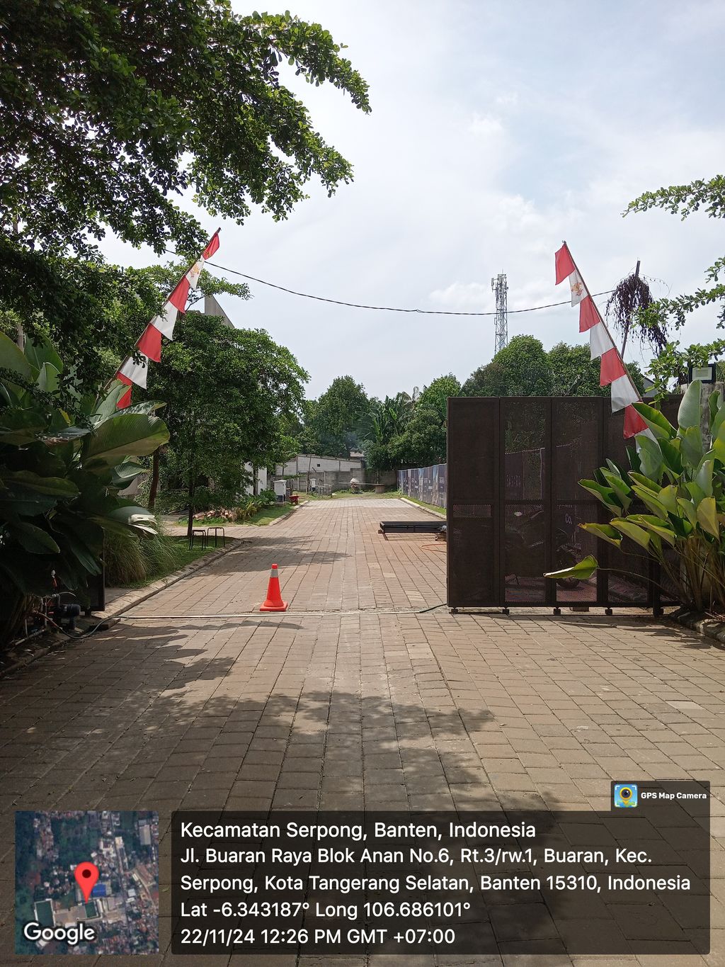 foto gerbang perumahan SAGARA RESIDENCE