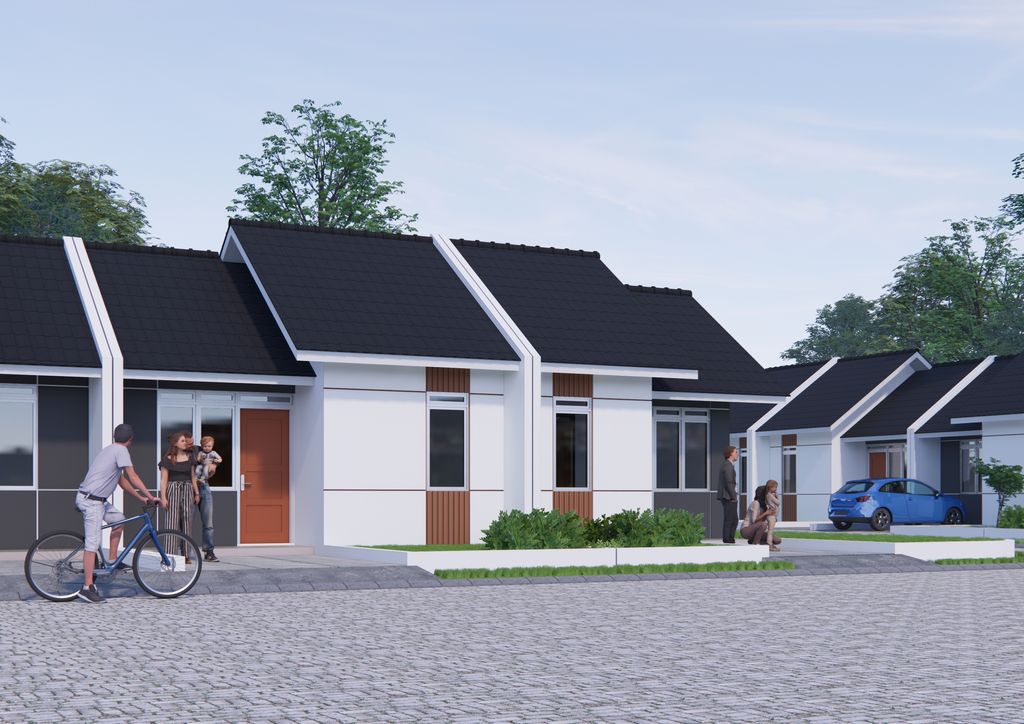 foto tampak rumah tipe Subsidi 2024 (33/60) perumahan Griya Budiman Asri 3