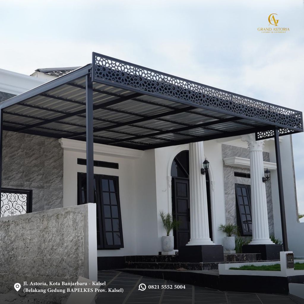 foto tampak rumah tipe ALBATROS perumahan GRAND ASTORIA
