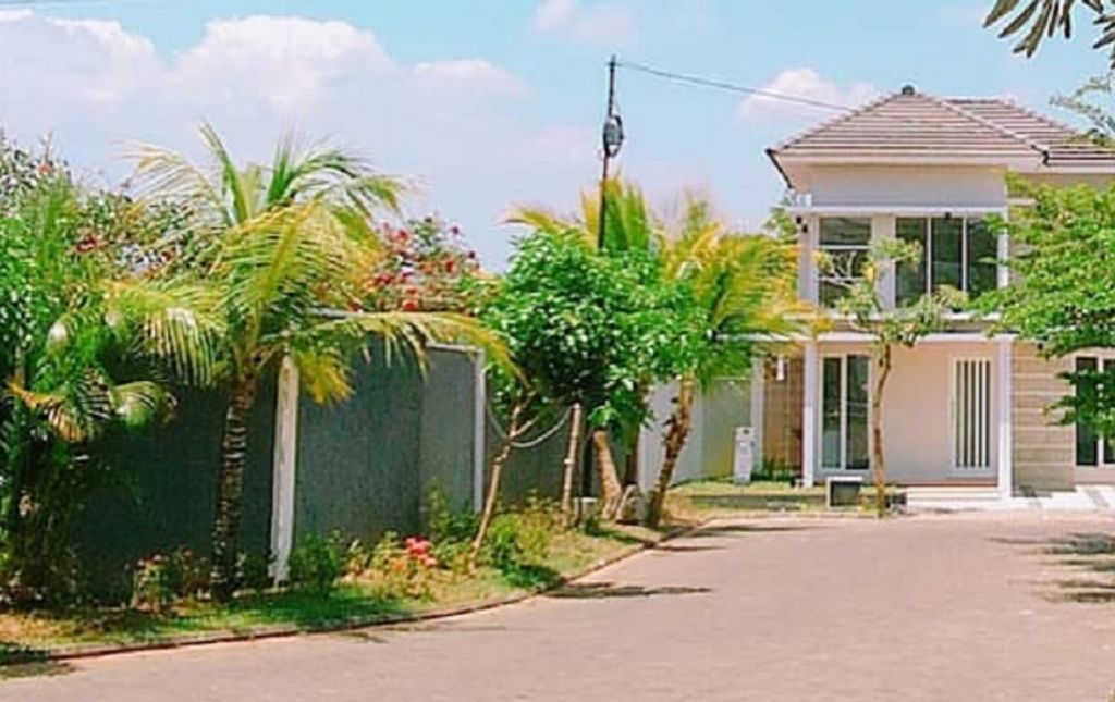 foto posisi tengah perumahan Villa Dieng Residence BLOK M