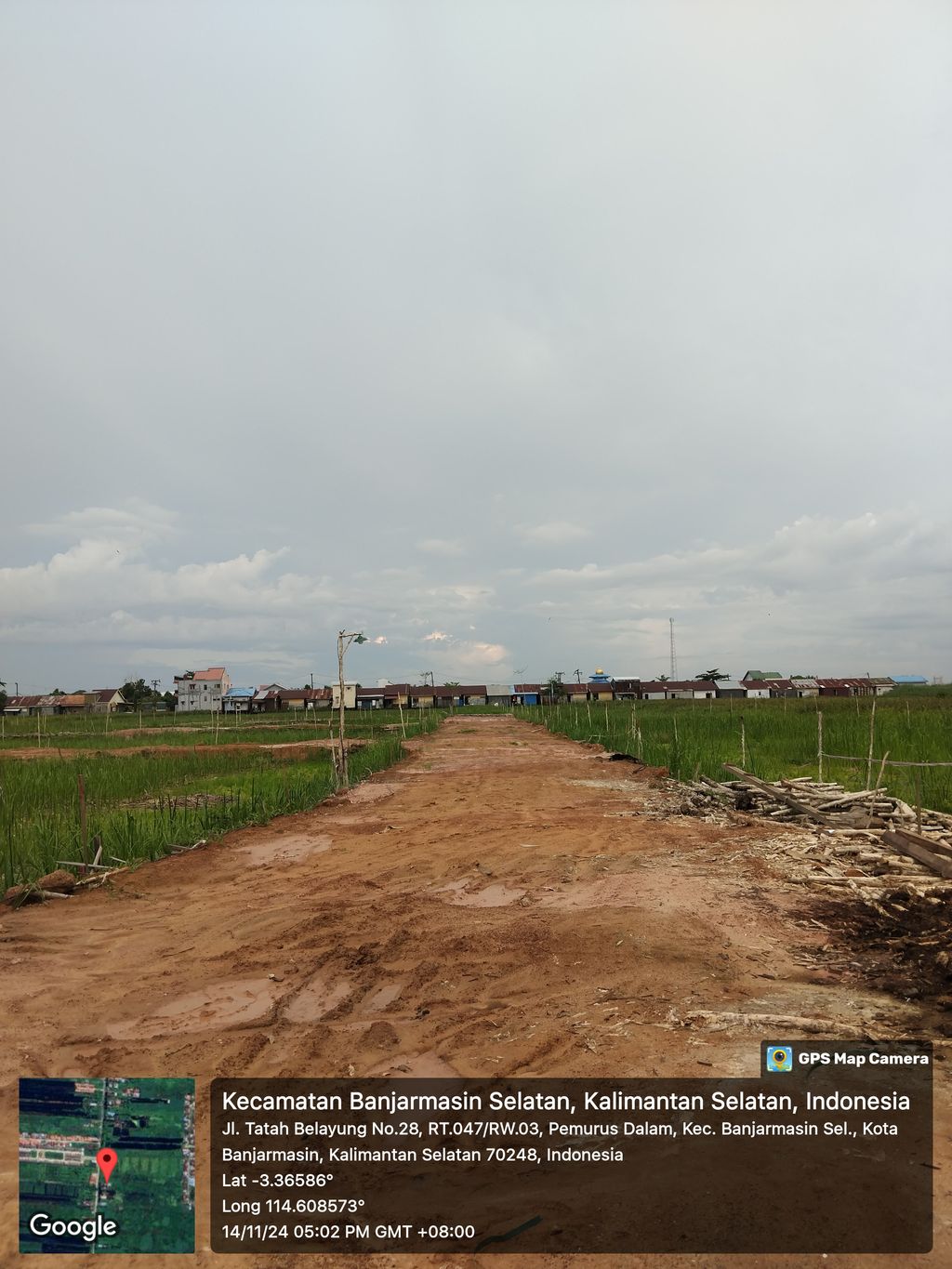 foto posisi tengah perumahan D'Sunny Victoria