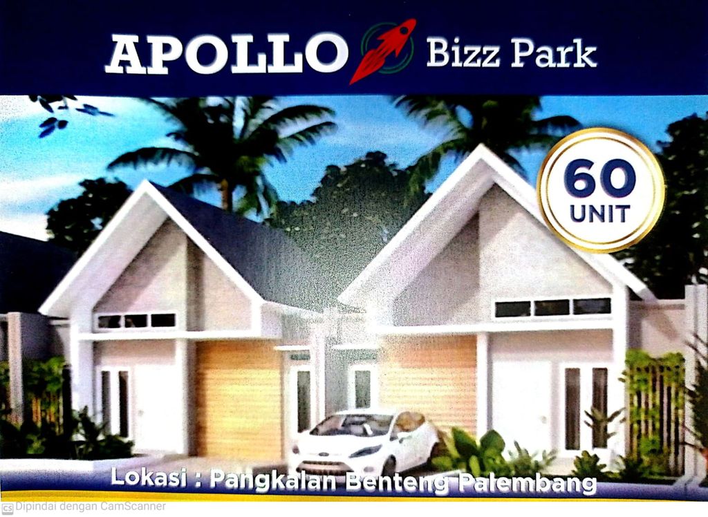 foto tampak rumah tipe 36/71 perumahan apollo bizz park